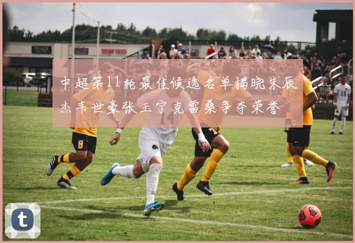 中超第11轮最佳候选名单揭晓朱辰杰韦世豪张玉宁克雷桑争夺荣誉